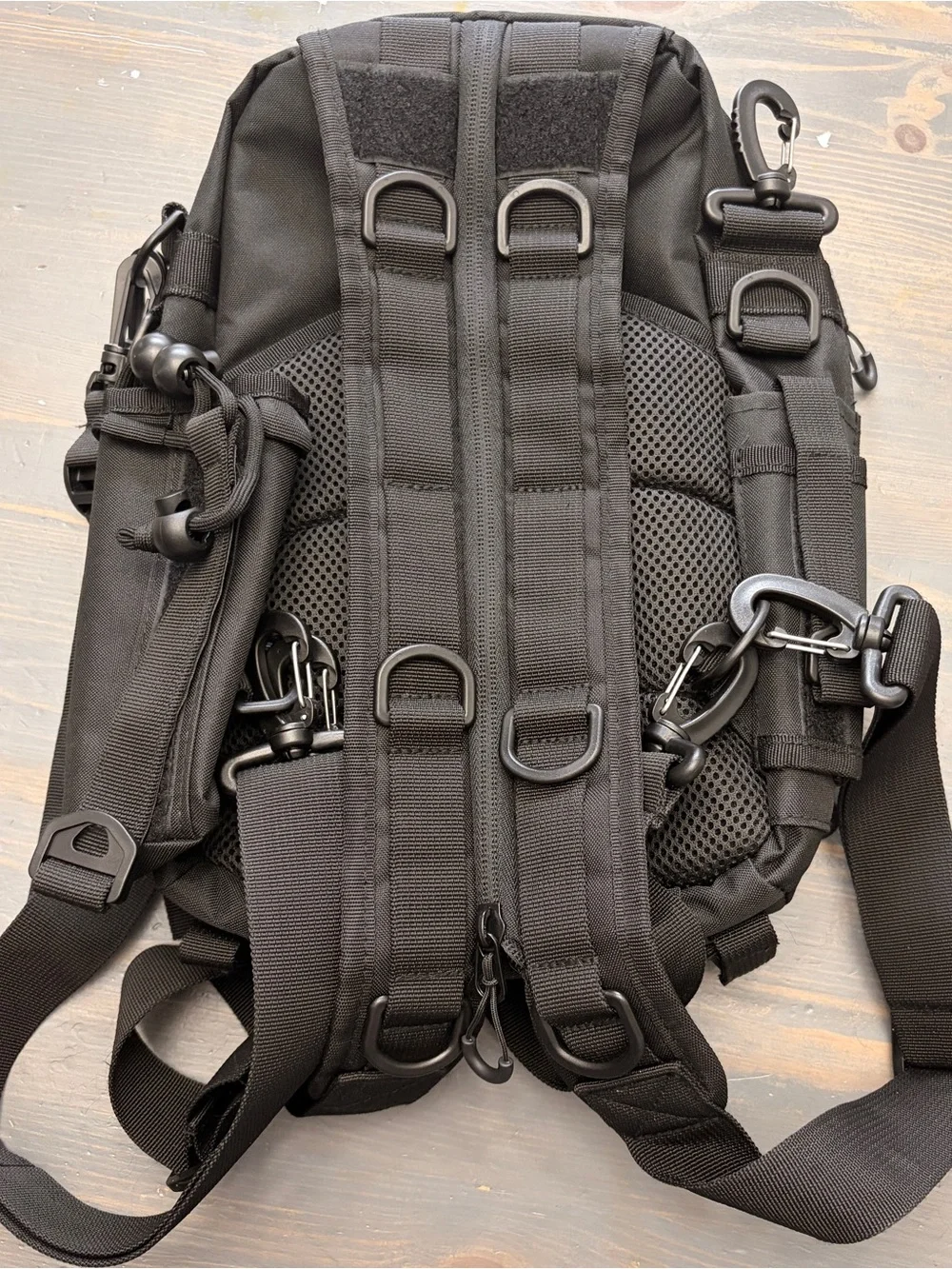 Black Tactical Fishing Sling Bag